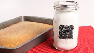 DIY Vanilla Cake Mix  Edible Gifts [upl. by Alhan200]