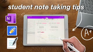 How I take notes on my iPad for college using OneNote 2020 [upl. by Layap]