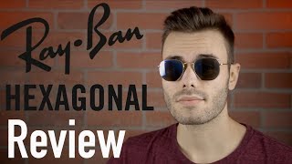 RayBan Hexagonal Flat Lens Review [upl. by Ylerebmik]