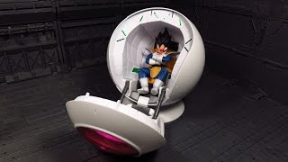 FigureRise Mechanics Saiyan Space Pod Kit Review [upl. by Brathwaite]