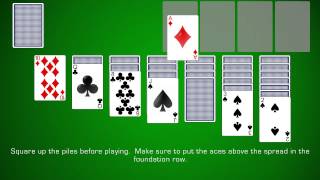 How To Play Klondike Solitaire [upl. by Akinert]