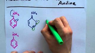 Resonance Structures of Aniline [upl. by Leugar]