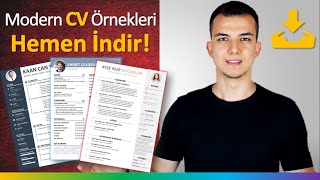 Özgeçmiş Nasıl Hazırlanır  CV Hazırlama  3 Özgeçmiş Örneği İndir [upl. by Yrellav]