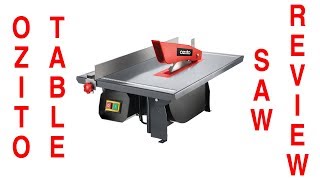 Ozito Table Saw Review [upl. by Auoy]