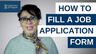 How To Fill A Job Application Form – Careers Advice [upl. by Ares415]