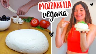 Queso mozzarella vegano SIN ACEITE [upl. by Farrica]