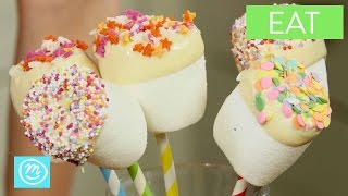 Chocolate Dipped Marshmallows  EAT with Channel Mum [upl. by Phox]