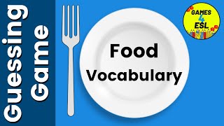 Food Vocabulary ESL Game  English Vocabulary Games [upl. by Nelo]