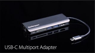 USBC Multiport Adapter with Power Delivery  DKT30CSDHPD  StarTechcom [upl. by Craig]