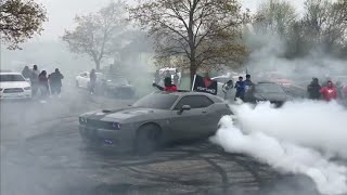 Crazy Dodge Burnouts and Drifting  Made in Detroit [upl. by Nomzaj]