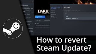 How to revert Steam Update  Steam revert Game Update ✅ Tutorial [upl. by Rodi774]