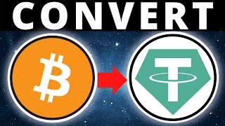 How To Convert Bitcoin BTC To USDT On Binance [upl. by Enileuqcaj]