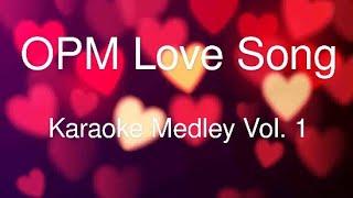 Pinoy Classic Love Song Medley Videoke [upl. by Hak]