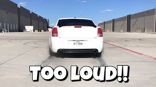 2013 Chrysler 300 SRT8 SLP Loudmouth Exhaust  Start Rev Launch Control Burnout [upl. by Drus]