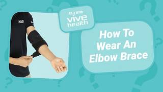 How To Wear A Tennis Elbow Brace [upl. by Eineeuq]