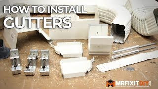 HOW TO INSTALL GUTTERS  A DIY GUIDE [upl. by Lizette]