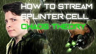 How to Stream Splinter Cell Chaos Theory  PC Widescreen Fix Tutorial [upl. by Svoboda]