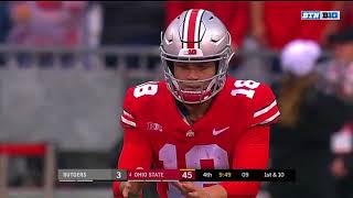 Supercut Tate Martell Goes 1010 and Electrifies Ohio Stadium Against Rutgers [upl. by Avis880]