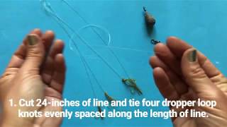 Fishing Knots How to Make a Sabiki Rig [upl. by Sams]