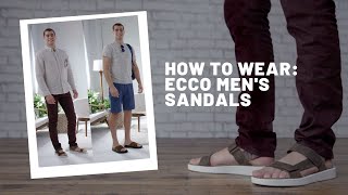 How to Wear  ECCO Mens Sandals [upl. by Aileen]