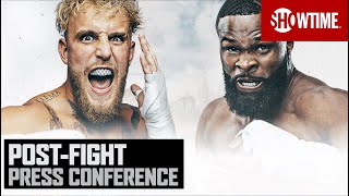 Jake Paul vs Tyron Woodley II  Official Post Fight Press Conference LIVE [upl. by Casar]