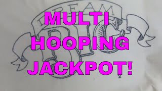 THE BEST MULTI HOOPING EMBROIDERY VIDEO EVER PERFECT REGISTRATION 😀 [upl. by Xerxes]