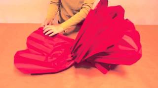 How to Make GIANT Tissue Paper Flowers [upl. by Theta939]