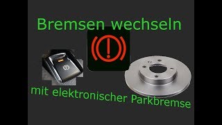 Bremsenwechsel mit elektronischer Parkbremse  Handbremse by DC Motors [upl. by Daryn188]