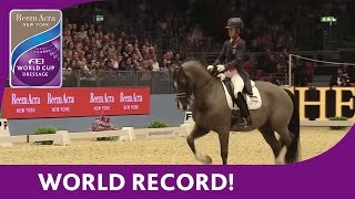 Charlotte Dujardins World Record Breaking Freestyle test at London Olympia [upl. by Sclater]