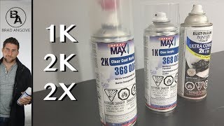 The difference between 1K 2K and 2X clear coat [upl. by Nathanael248]