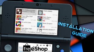 3DS How To Set Up amp Use freeShop [upl. by Jazmin]