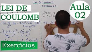 Lei de Coulomb  Aula 02 Exercícios [upl. by Anile]