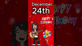 24 December Birthday Song [upl. by Richmound]