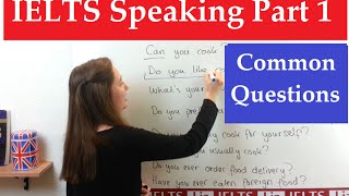 IELTS Speaking Part 1 Common Questions [upl. by Lavro]