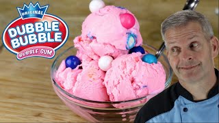 Bubblegum Ice Cream  Ice Cream Recipes Series [upl. by Anaujik]