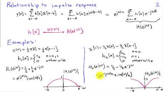 Frequency Response Descriptions for LTI Systems [upl. by Naujek]