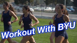 Workout Wednesday BYU Women Fartlek [upl. by Steinberg]