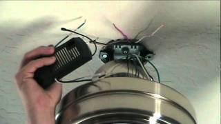 How To Install a Ceiling Fan With Remote Control [upl. by Yenial]