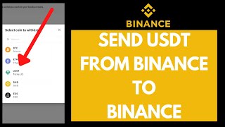 How to Send USDT From Binance to Binance  UPDATED  2022   Binance Tutorial [upl. by Akahs782]