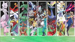 Pokemon  All Legendary Battle Themes Generations 1  8 [upl. by Anialahs569]