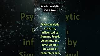 Psychoanalytic Criticism [upl. by Leda]