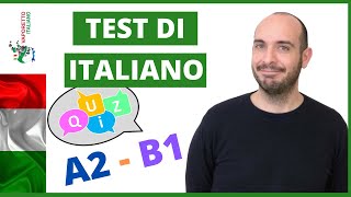 QUIZ DI ITALIANO livello B1  Esercitati in italiano con Francesco ITALIAN subtitles [upl. by Nirrac564]