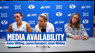 BYU Womens Basketball  Postgame Press Conference  Colorado State  November 13 2024 [upl. by Sachsse]