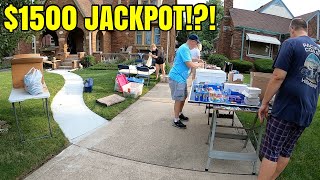 THIS CRAZY YARD SALE JACKPOT COST ME 1 [upl. by Risay]