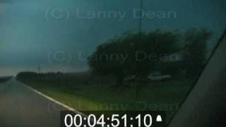 Greensburg Kansas Tornado filmed while it hits Greensburg [upl. by Korfonta]