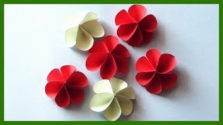 DIY Paper Flowers  Very Easy and Simple Paper Crafts [upl. by Moersch]