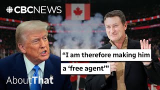 Why is Trump doing damage control for Wayne Gretzky  About That [upl. by Kerrie]