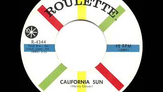 1st RECORDING OF California Sun  Joe Jones 1961 [upl. by Kappel]