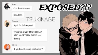 Haikyuu texts EXPOSED TsukiKage [upl. by Docilu]