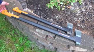 Fiskars X27 and X25 Splitting Axe Review [upl. by Idnal232]